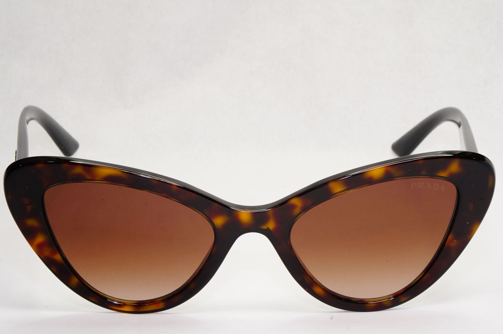 Prada Sunglasses Brown Tortoise Black Cat Eye PR13YS SPR 13Y 2AU-6S1 52mm