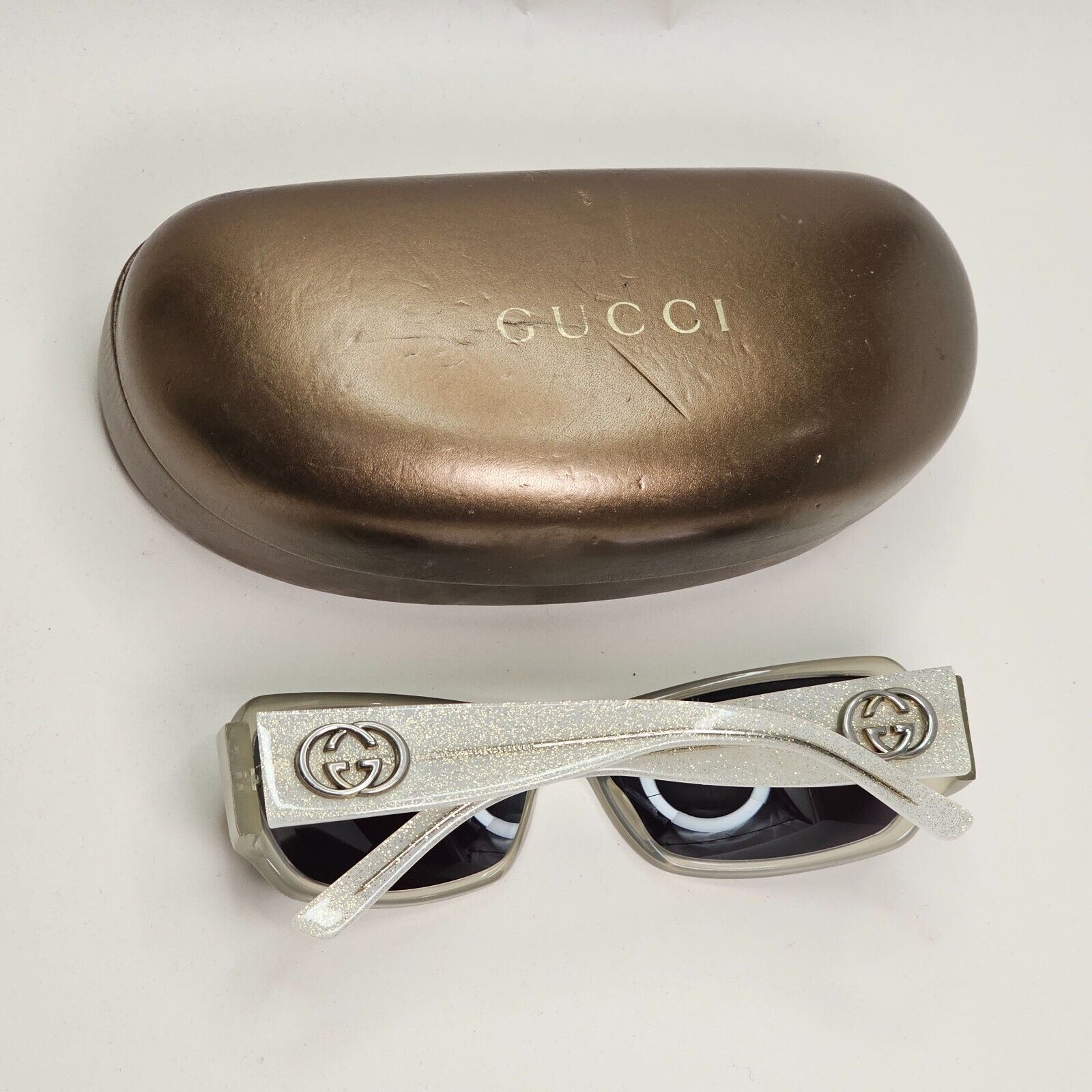 Gucci Sunglasses 2005 Vintage Cream White Black Unisex GG 2935/S EOODA 041124