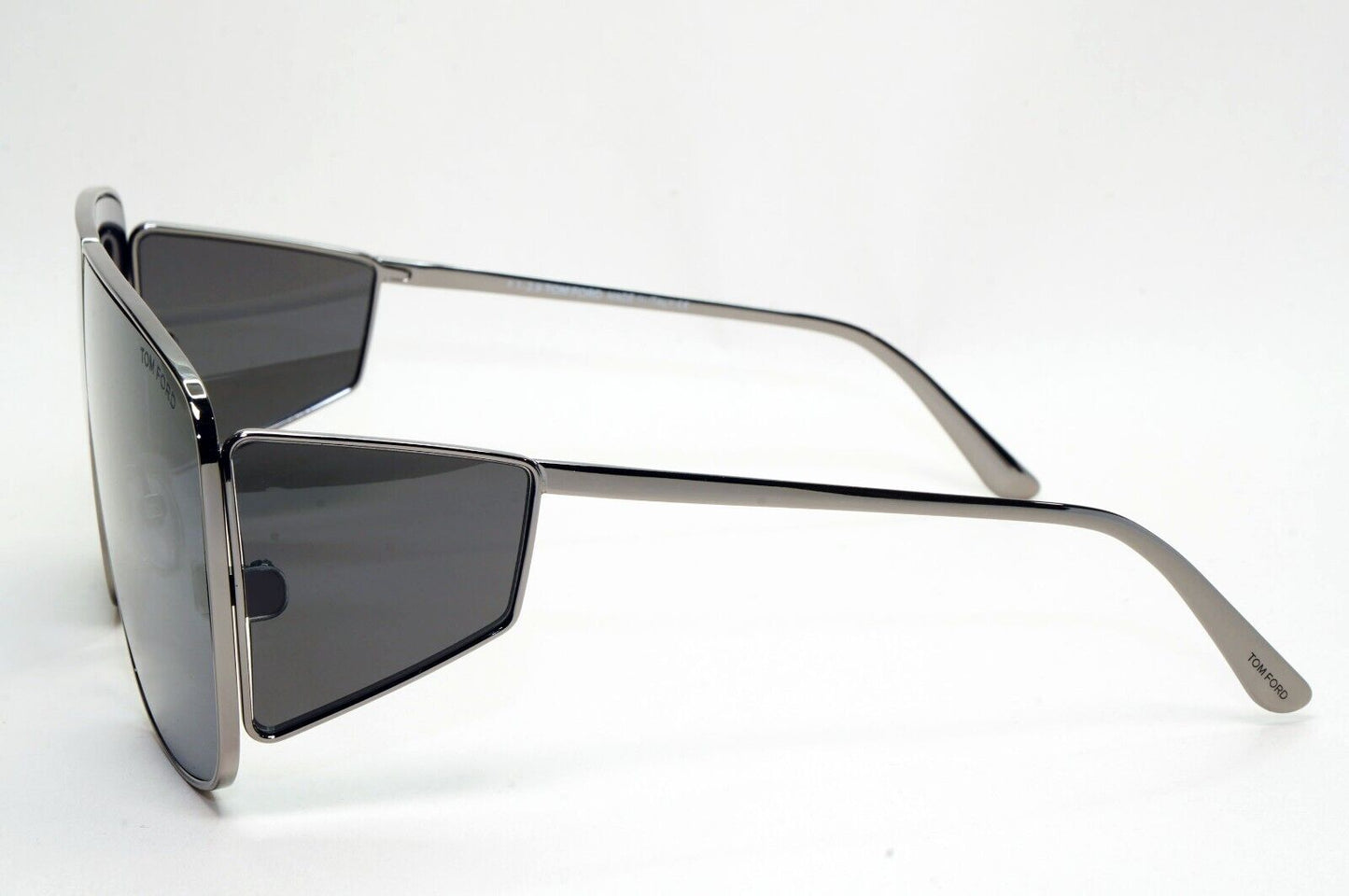 Tom Ford Sunglasses Spector Gunmetal Black Side Shields Metal FT0708 TF 708 08A