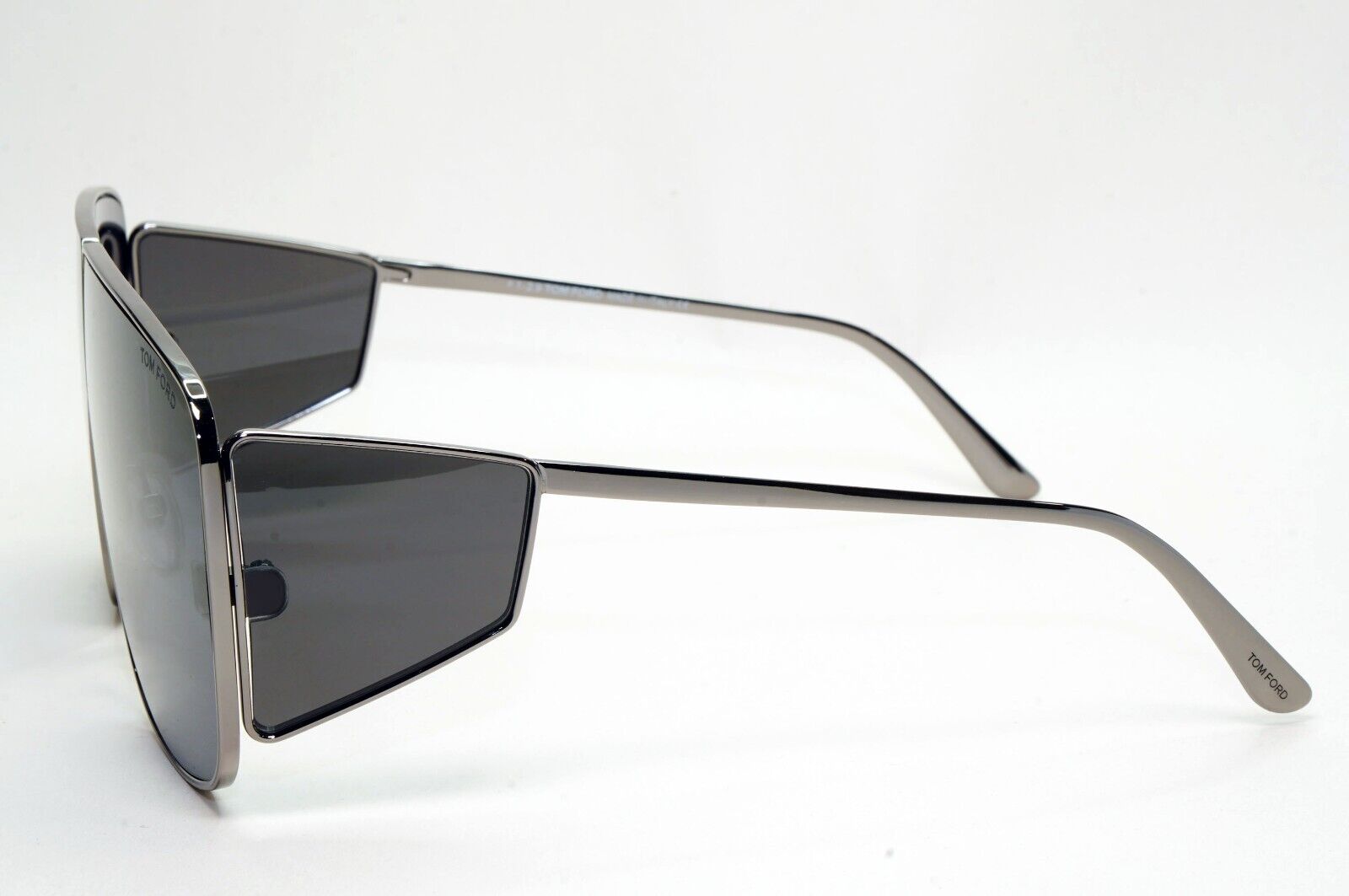 Tom Ford Sunglasses Spector Gunmetal Black Side Shields Metal FT0708 TF 708 08A