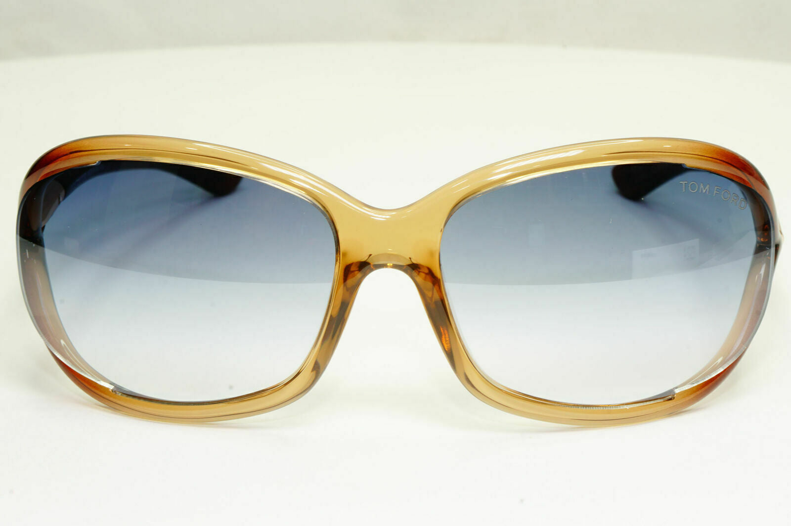 Tom Ford Jennifer Sunglasses Blue Gradient Brown Honey Gold TF8 45P FT 0008