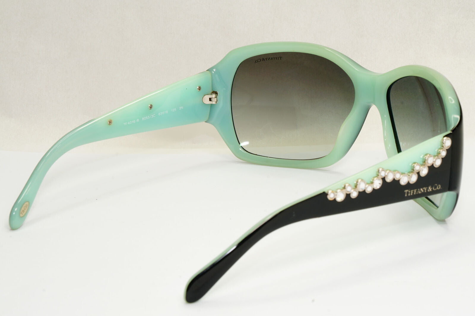 Tiffany & Co Sunglasses 2009 Vintage Black Crystal TF 4016-B 8055/3C 190224