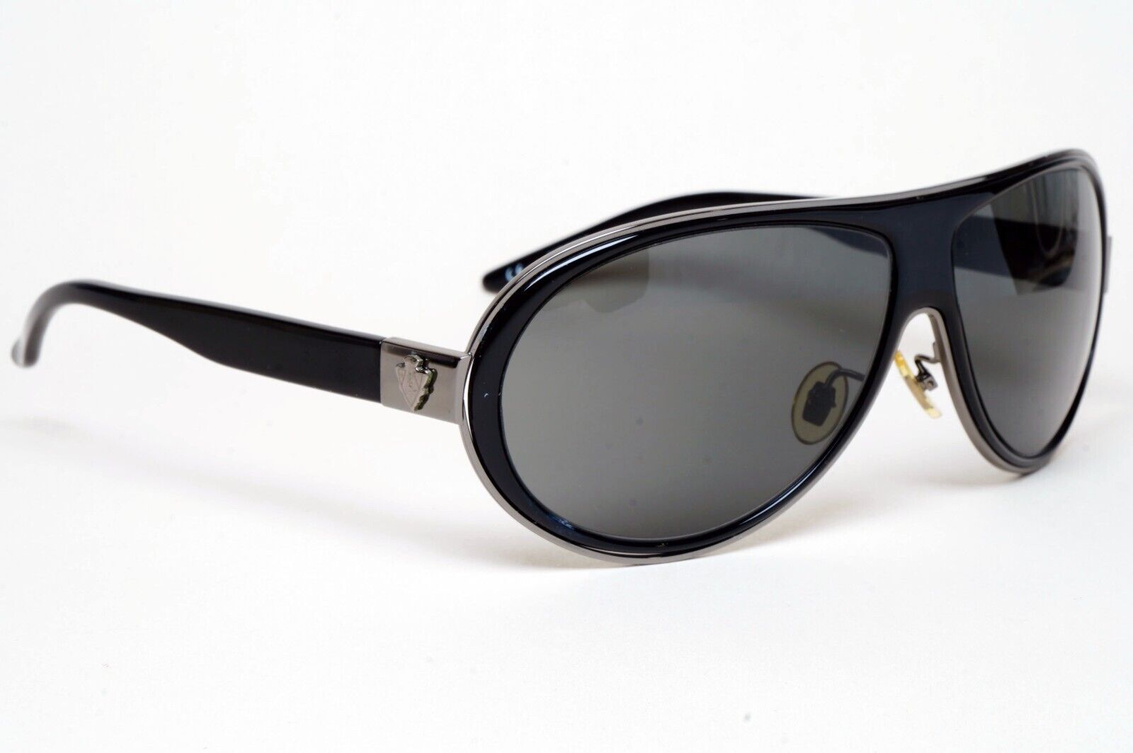 Gucci Sunglasses 2003 Vintage Black Pilot Grey Unisex GG 1890/S CVLP9 060125