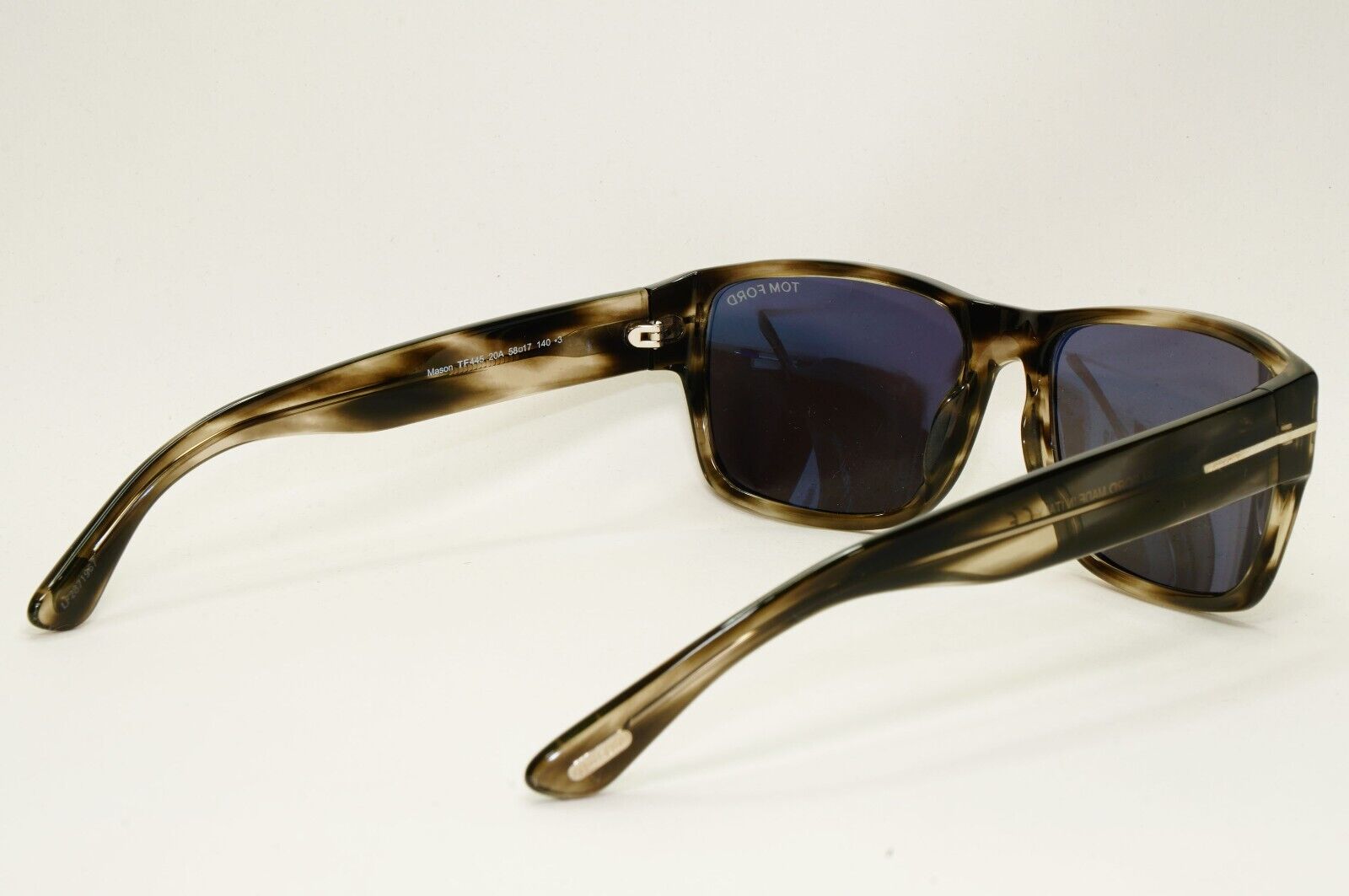 Tom Ford Sunglasses Mason Grey Brown Tortoise Square TF 445 FT0445 20A 58mm