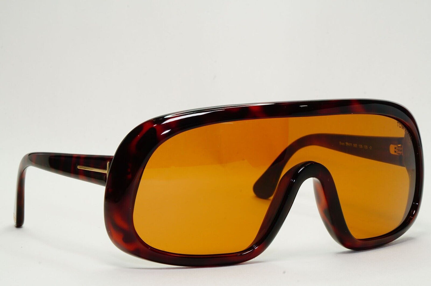 Tom Ford Sunglasses Sven Shield Tortoiseshell Brown Large FT0471 TF 471 56E