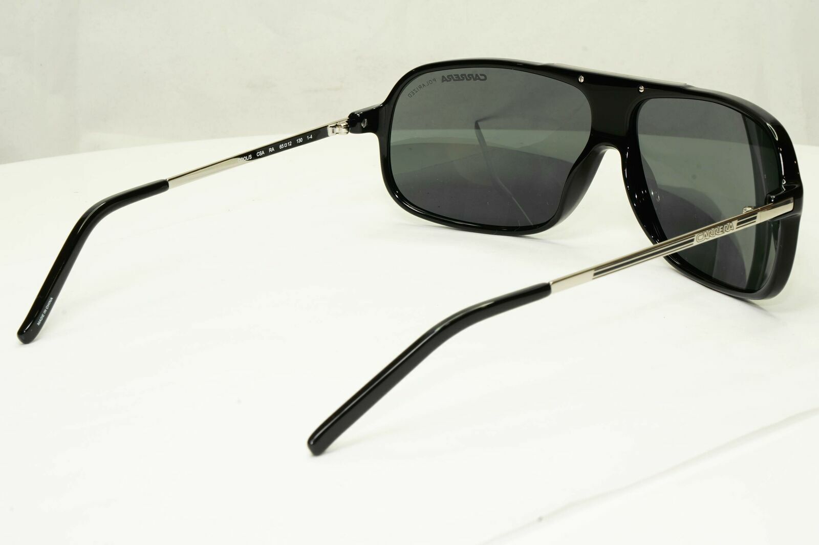 Carrera Polarized Sunglasses Black Smoke Pilot Mens Designer COOL CSARA Sport