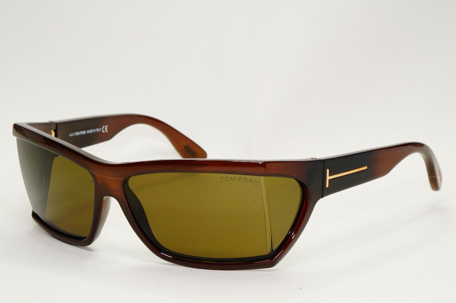Tom Ford Sunglasses Sasha Dark Brown Square Side Window FT0401 TF 401 48E 59mm