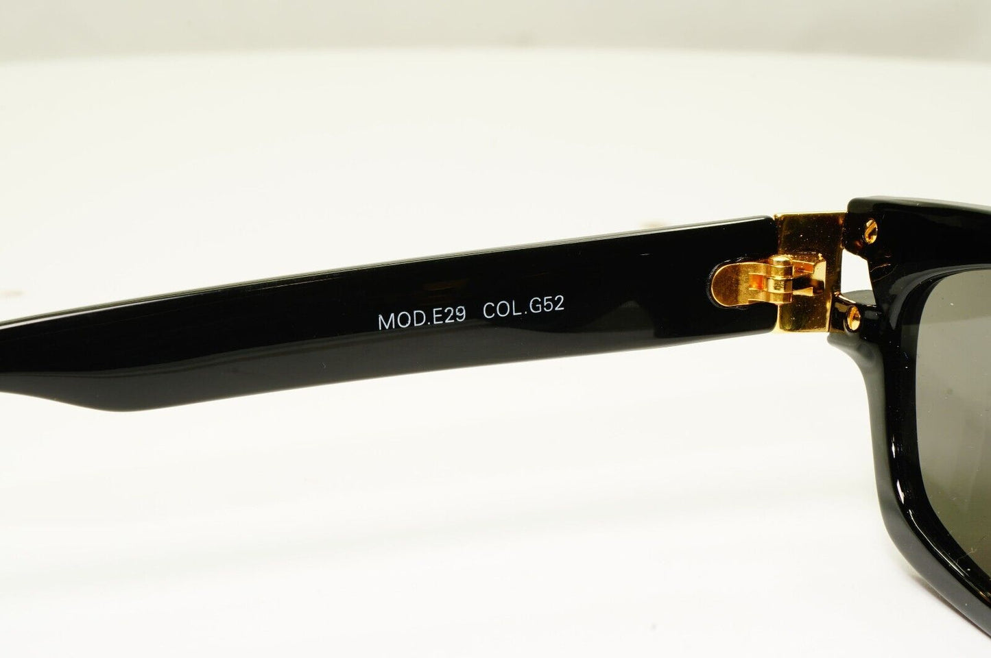 Versus by Gianni Versace 1996 Sunglasses Gold Silver Lion Black MOD E29 COL G52