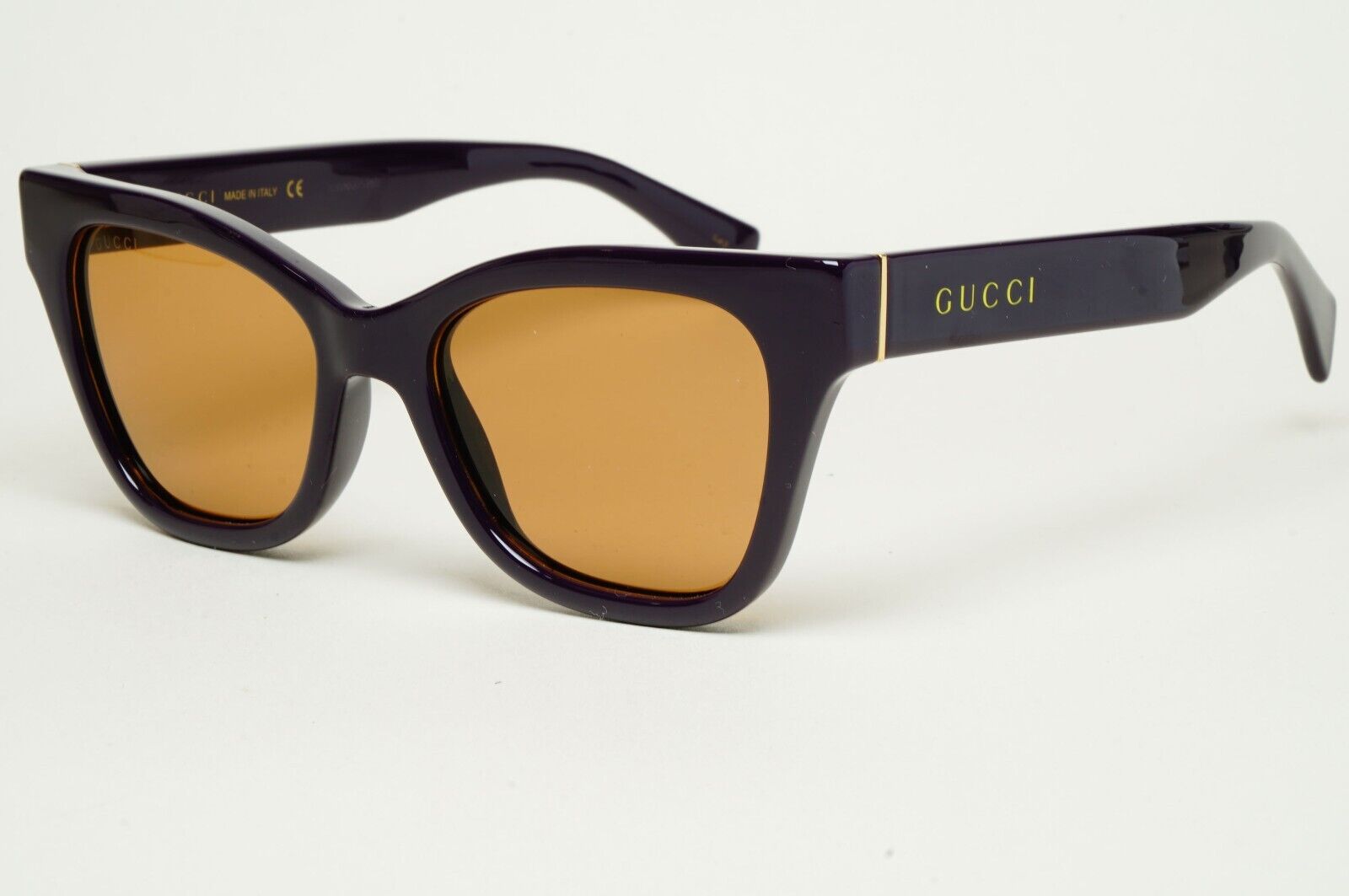 Gucci Sunglasses 2022 Dark Purple Brown Square GG1133S 002 52mm 280125