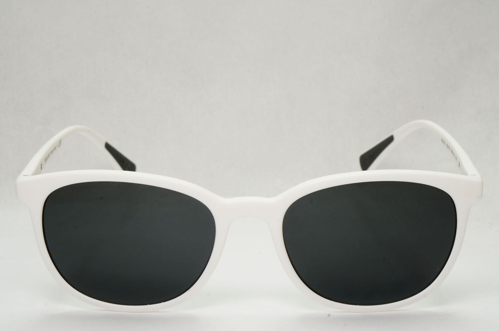 Prada Sunglasses White Black Square Red Stripe PS07LV VPS 07L TWK-1O1 53mm
