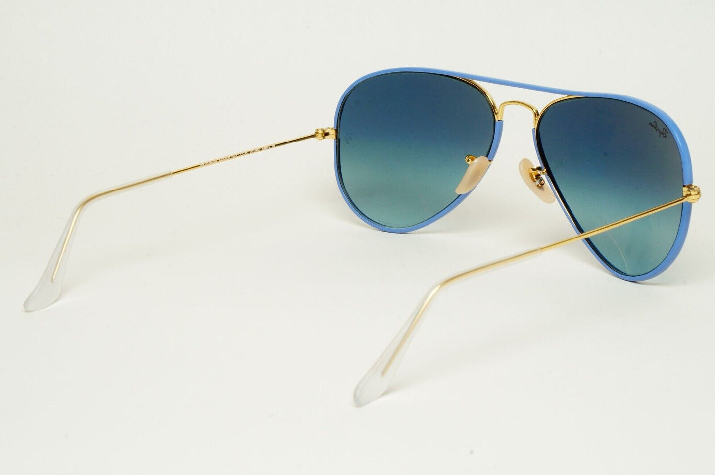 Ray-Ban Sunglasses Aviator Full Color Gold Blue Gradient RB 3025-J-M 001/4M 58mm