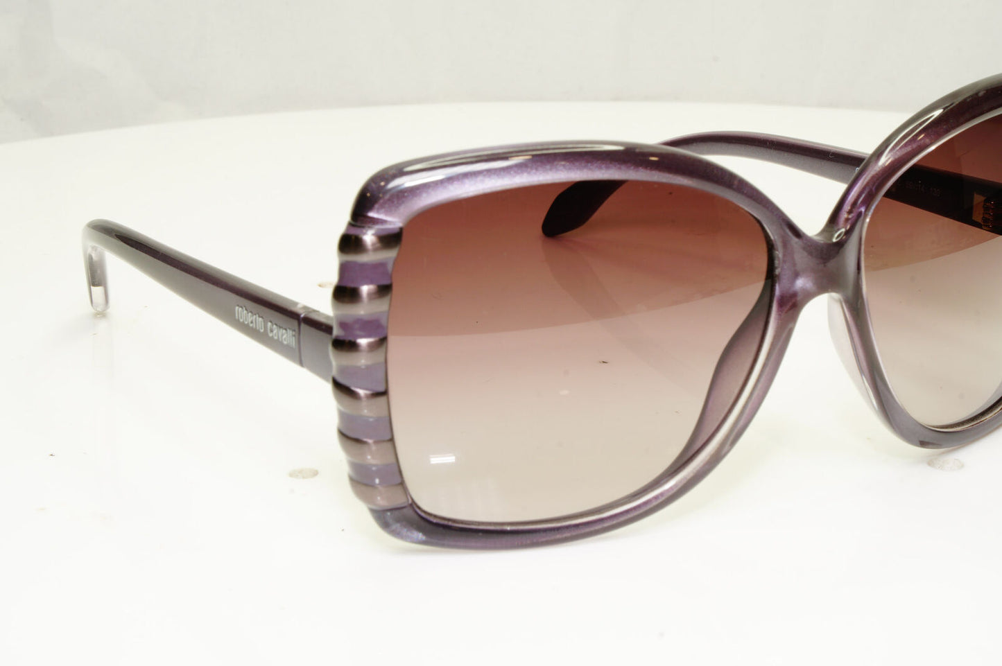 Authentic Roberto Cavalli Womens Vintage Sunglasses Violet Ginko 659 80Z 34784