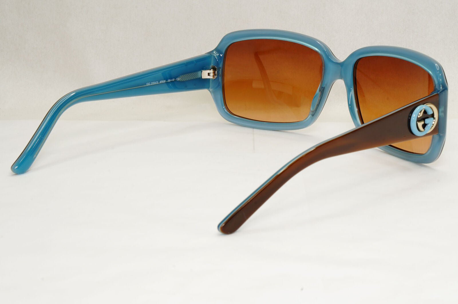 Gucci Sunglasses 2008 Vintage Brown Blue Square Gradient GG 3159/S IPRIF 270124