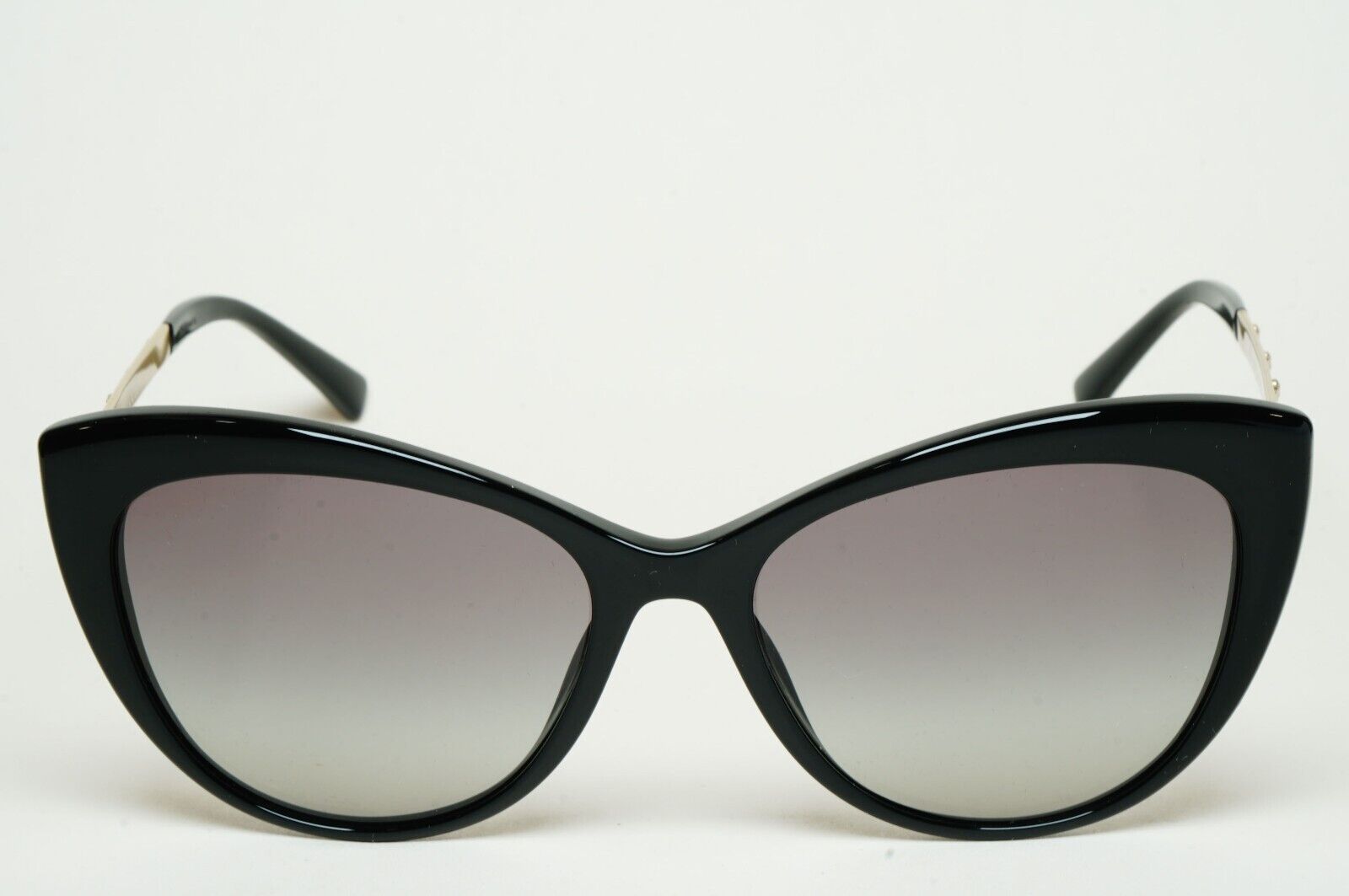 Versace Sunglasses Black Gold Medusa Square Grey Gradient MOD VE 4348 GB1/11