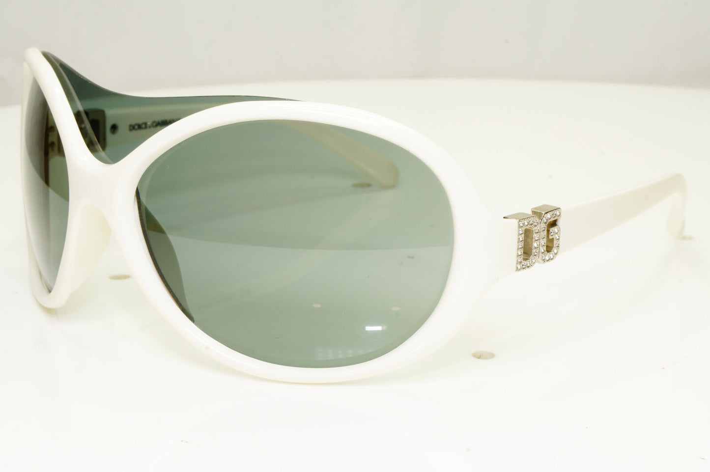 Authentic Dolce & Gabbana Vintage Sunglasses Crystal White DG 6001 508/87 34557