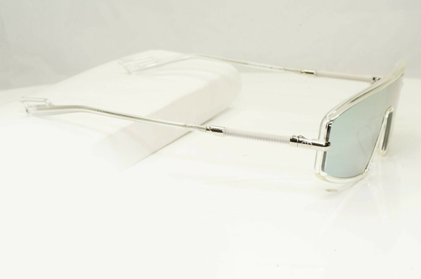 Dior Silver Visor Mask Homme Mens Sunglasses Mirror Visor Shield Mercure 9000T
