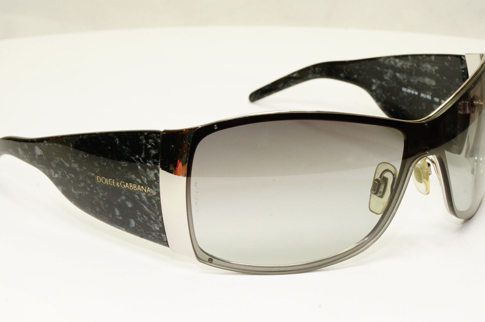 Dolce & Gabbana Womens Vintage Sunglasses Marble Grey DG 2019 342/8G 36331