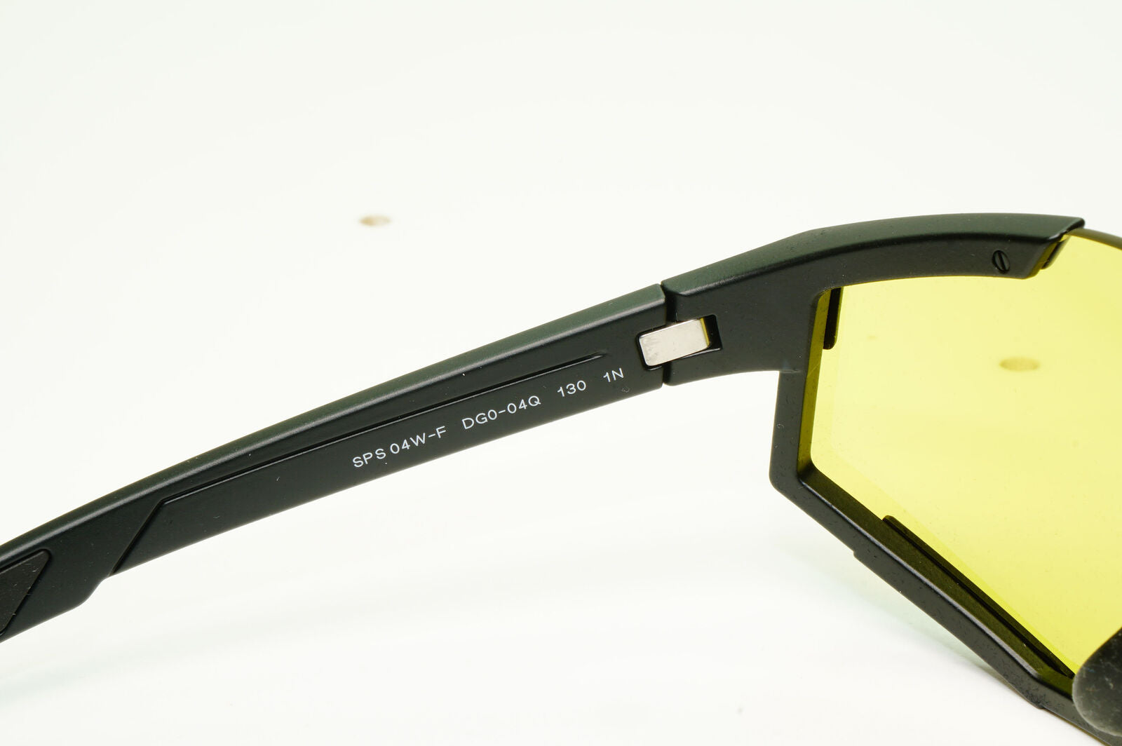 Prada Yellow Black Sunglasses Shield Visor Large PS04WSF SPS 04W-F DG0-04Q