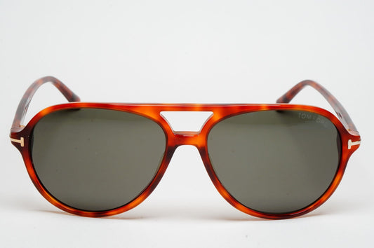 Tom Ford Sunglasses Jared Brown Tortoise Green Pilot FT0331 TF 331 52N 58mm