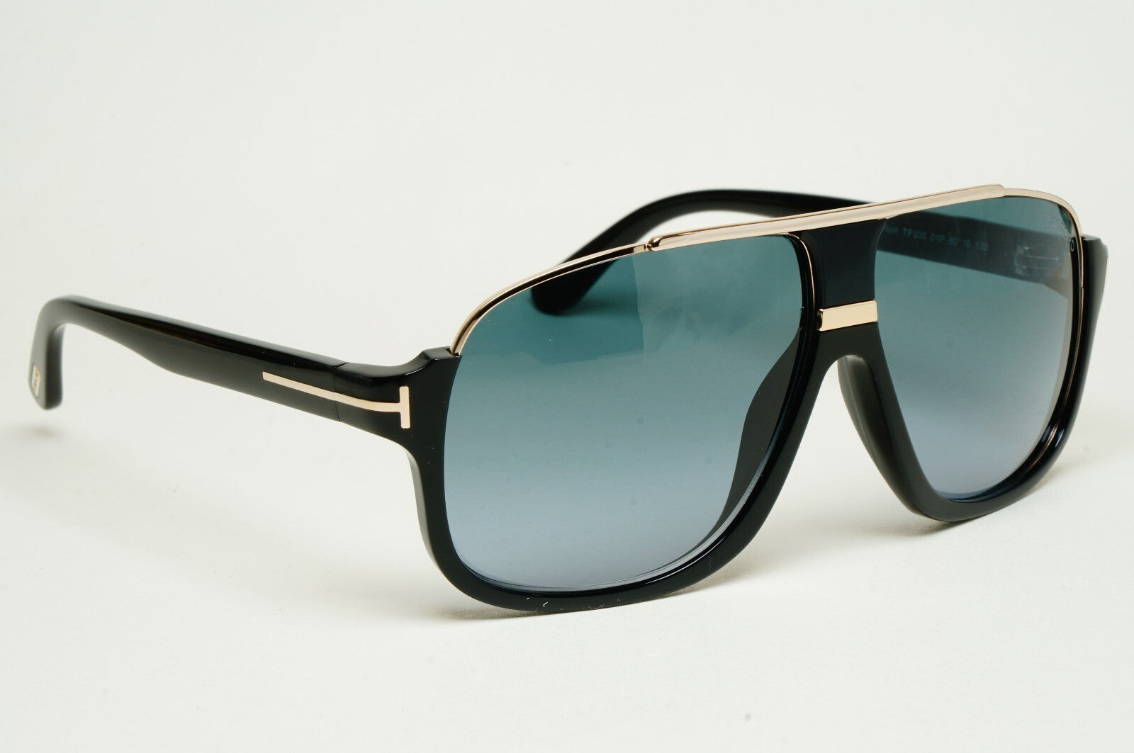 Tom Ford Sunglasses Eliott Black Gold Green Grey Navigator FT0335 TF 335 01P