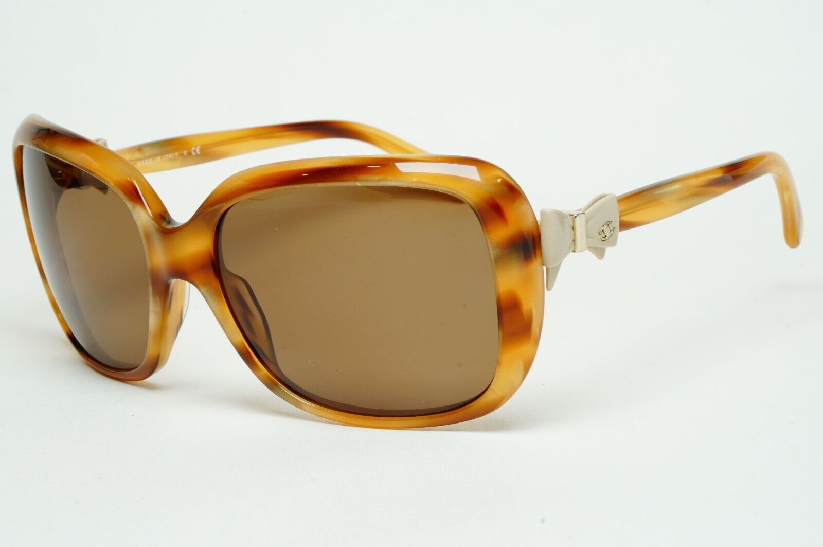 Chanel Sunglasses Bows 2011 Vintage Brown Square 5171 c.938/3B 60mm 100225
