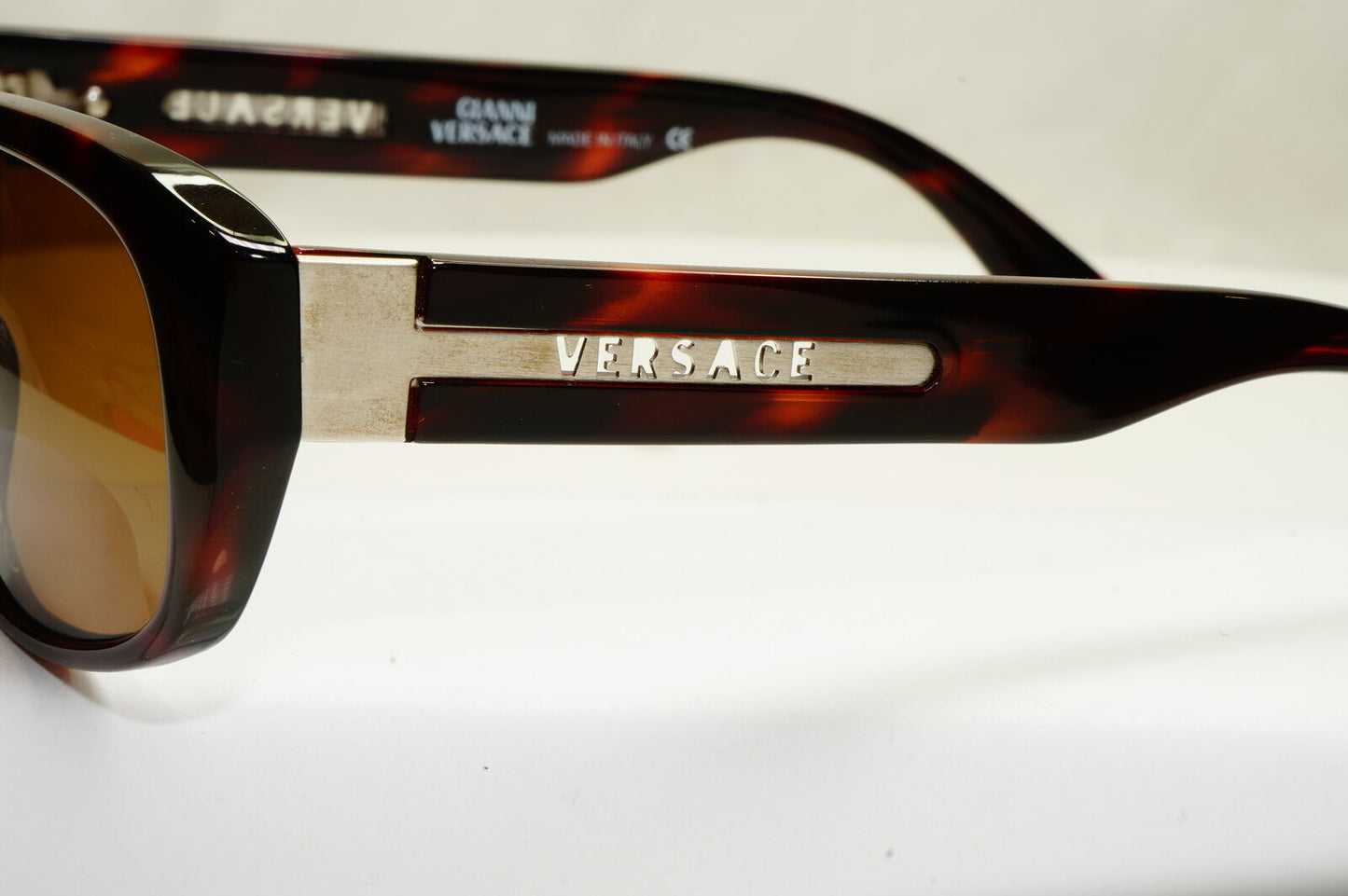 Gianni Versace 1996 Mens Vintage Brown Square Sunglasses GV MOD 464/B COL 900