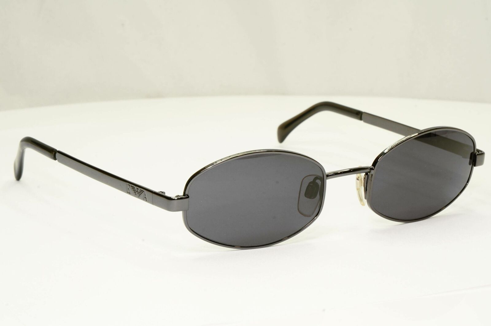 Emporio Armani 1997 Vintage Sunglasses Mens Womens Rectangle Gunmetal 063-S 976