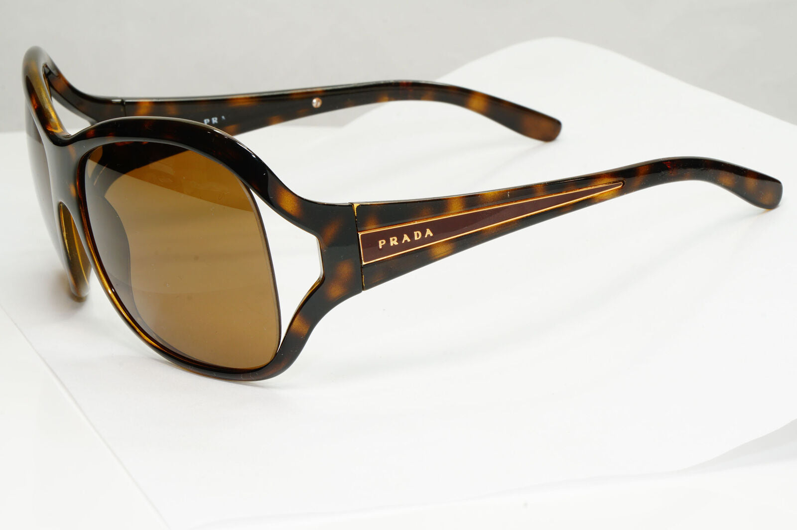 Prada 2009 Sunglasses Brown Tortoiseshell Square PR05LS SPR 05L 2AU-6S1 030123