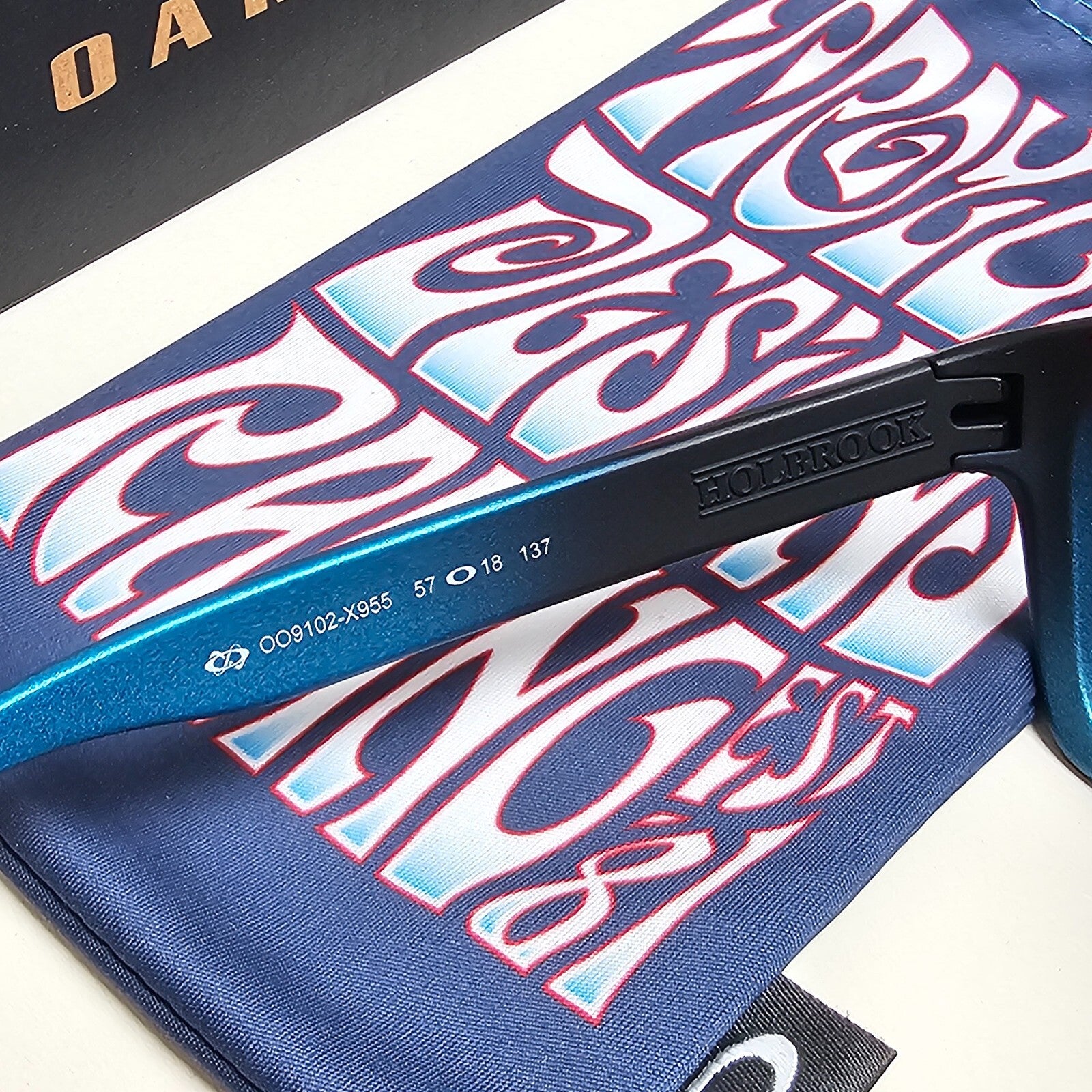 Oakley Sunglasses Holbrook Troy Lee Design Limited Edition Blue Black OO9102 X9