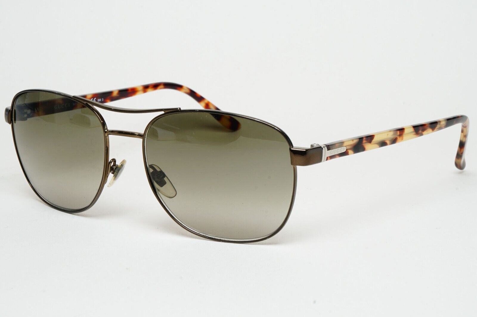 Gucci Sunglasses 2011 Vintage Pilot Brown Grey Unisex GG 2220/S W04HA 060125