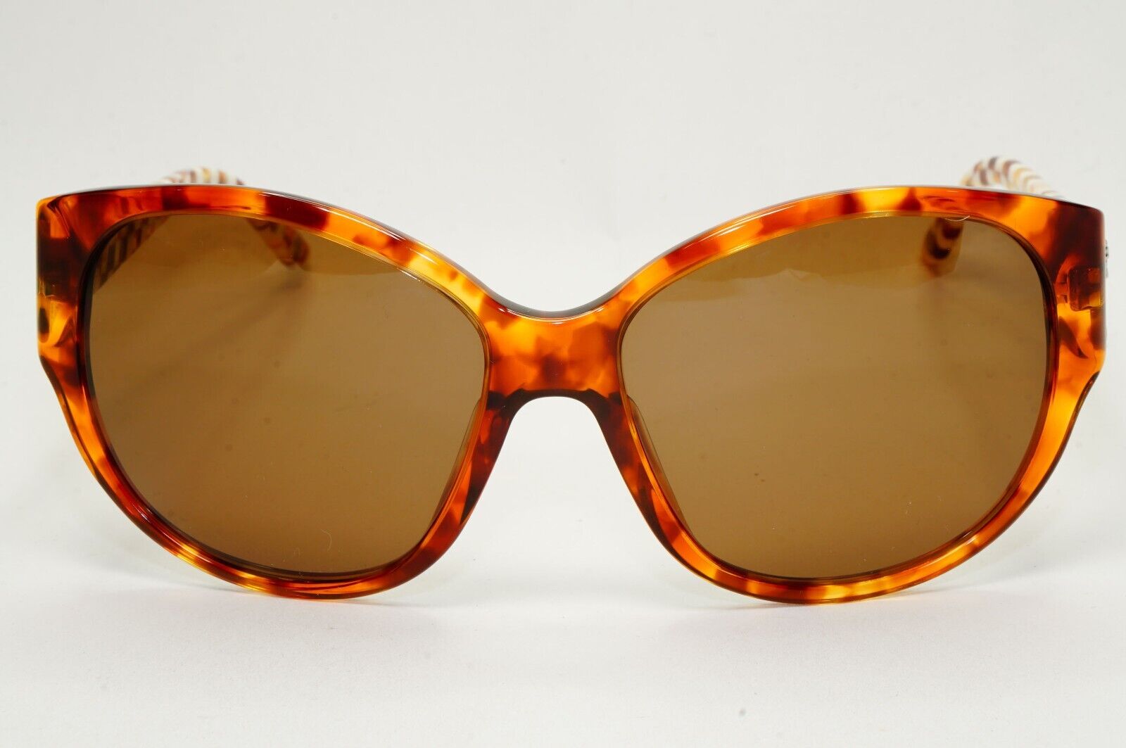 Versace Sunglasses 2012 Vintage Square Brown Chequered MOD 4208 928/73 021124