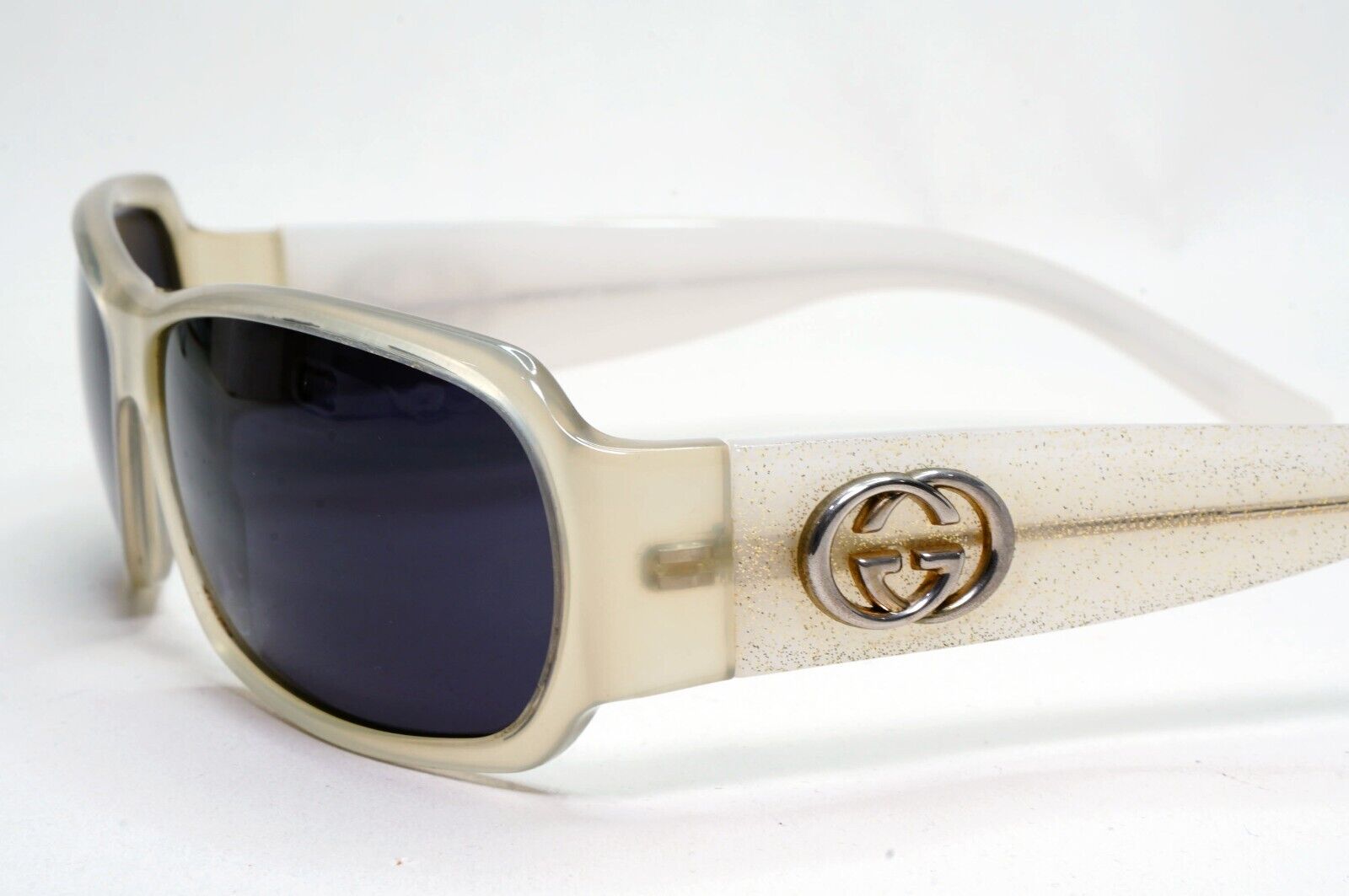 Gucci Sunglasses 2005 Vintage Cream White Black Unisex GG 2935/S EOODA 041124