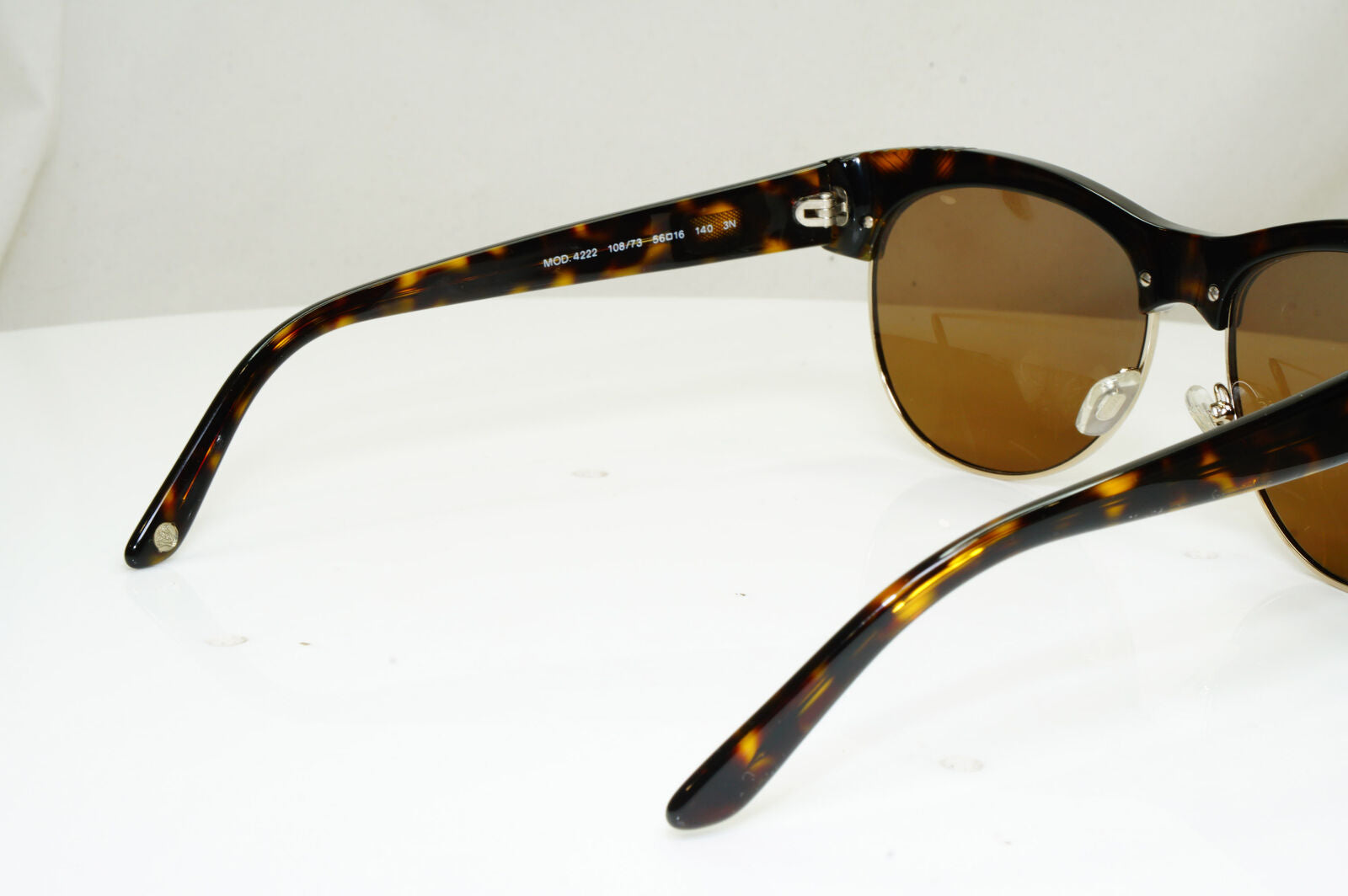 Authentic VERSACE Womens Vintage Sunglasses Brown Square 4222 108/T3 29315