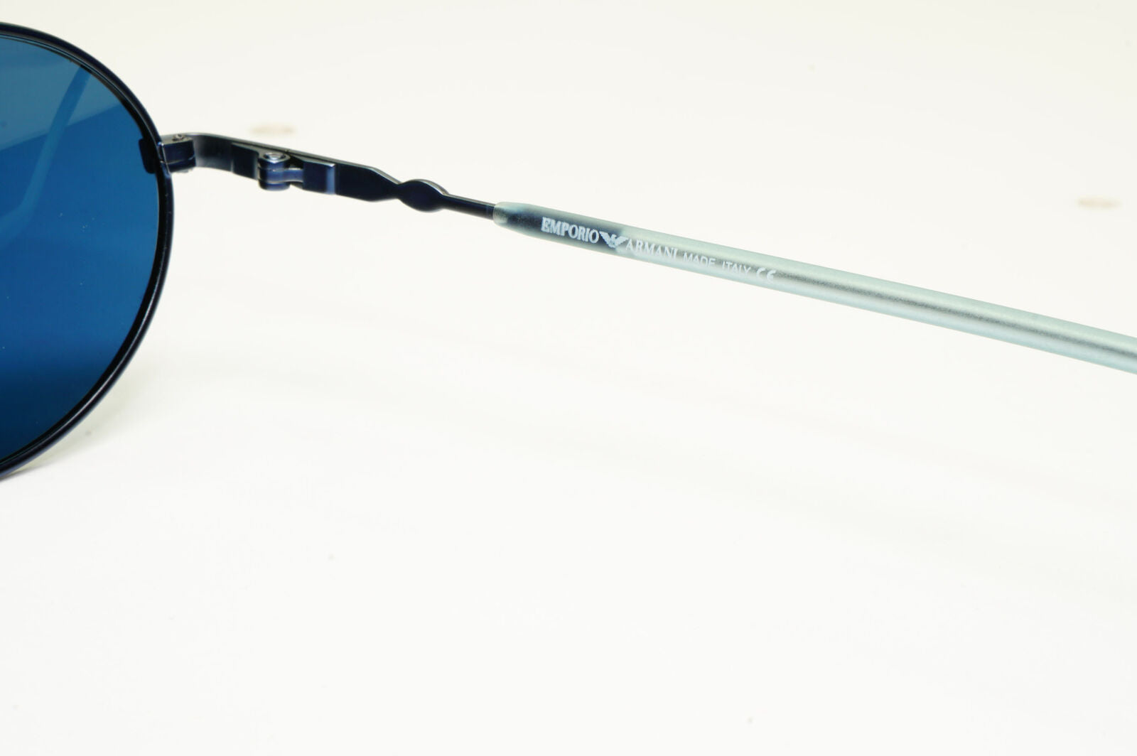 Emporio Armani 1997 Vintage Sunglasses Mens Womens Oval Blue Eagle 071-S 1046