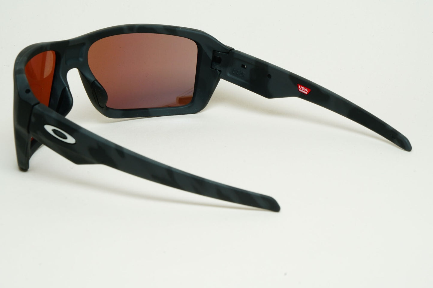 Oakley Sunglasses Polarised Double Edge Black Camo Blue Deep Water OO9380 27