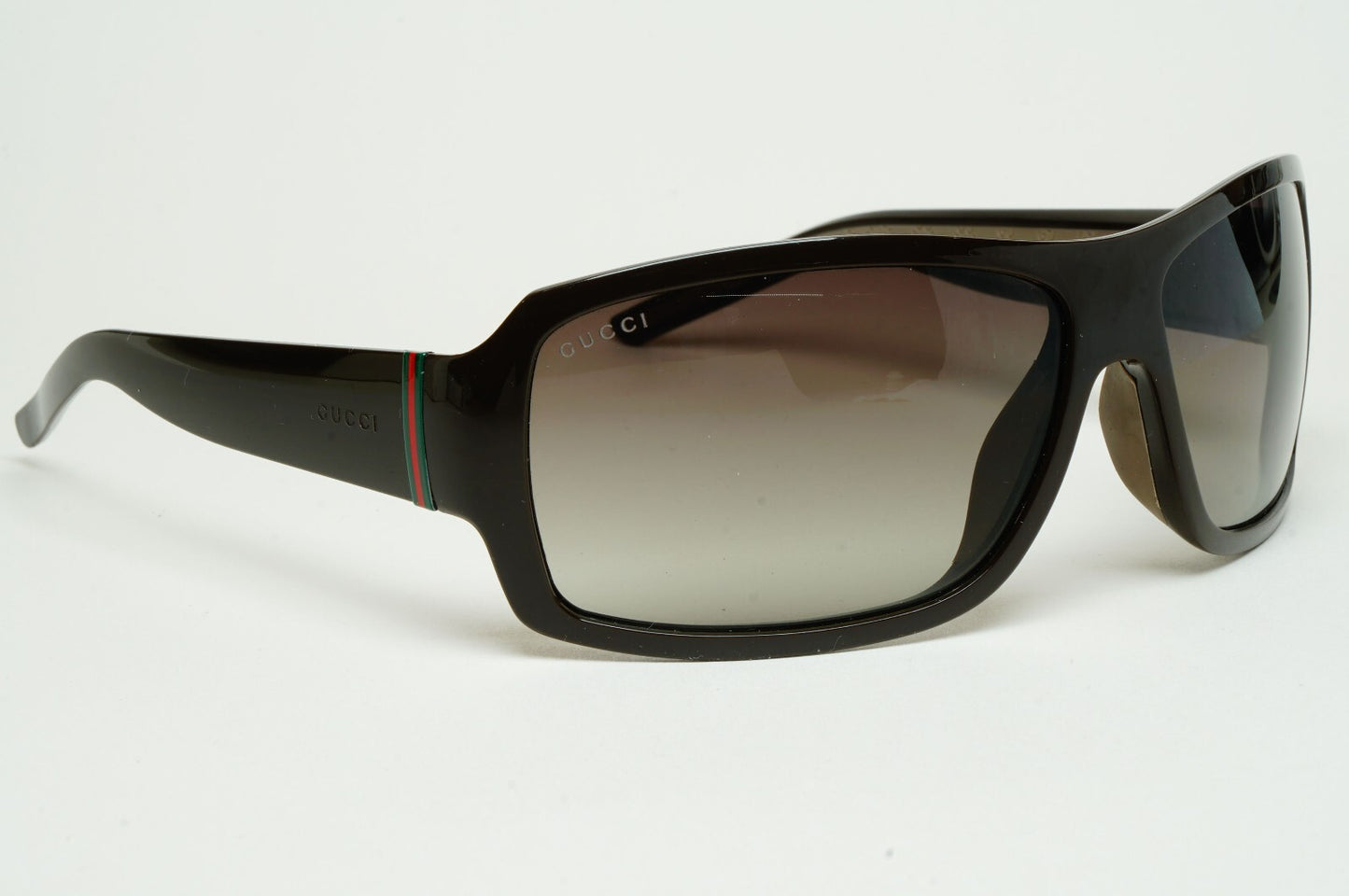 Gucci Sunglasses 2007 Vintage Dark Brown Wrap Gradient GG 1012/S COKDB 140325