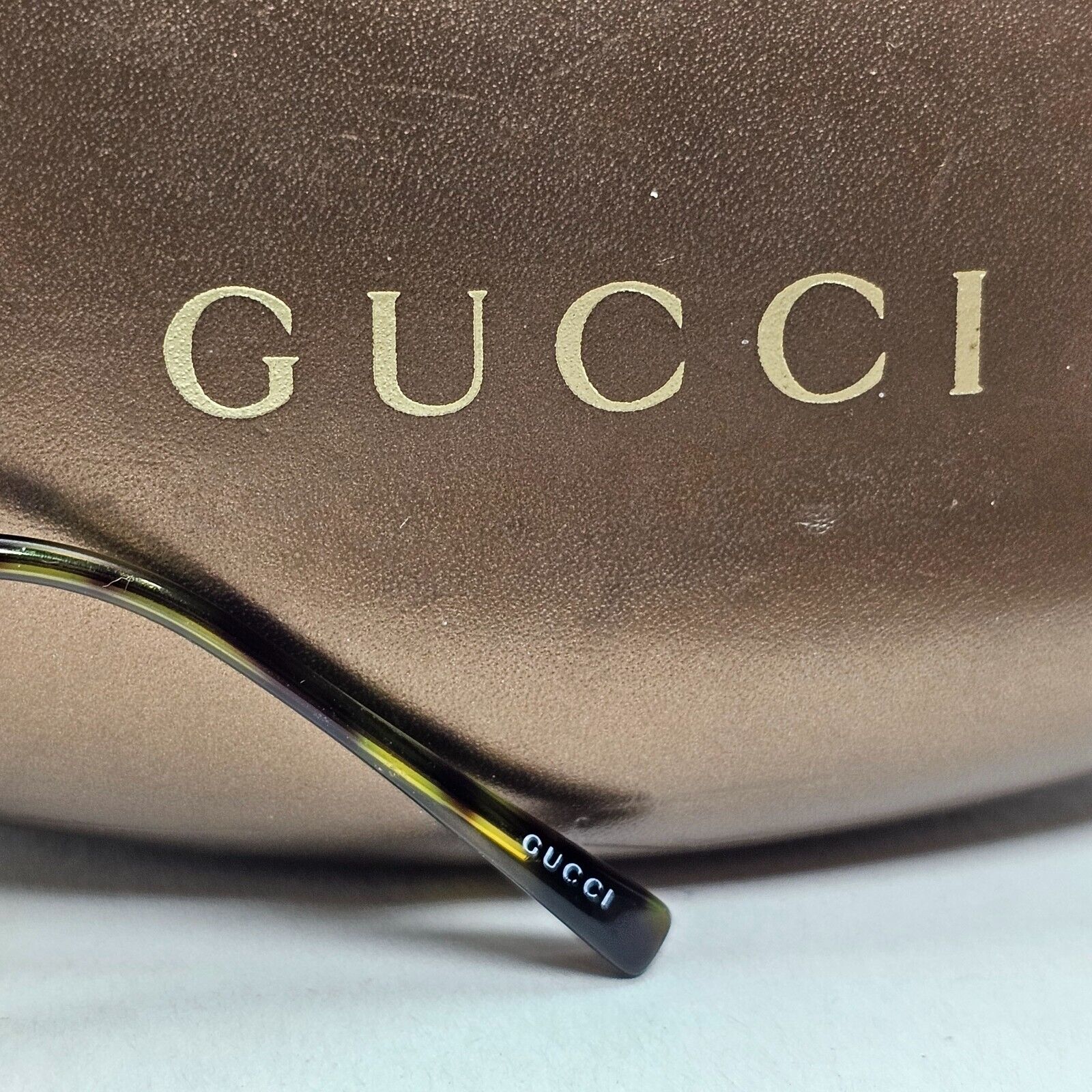 Gucci Sunglasses 2009 Vintage Light Weight Pilot Brown GG 1852/S 6LBK3 301024