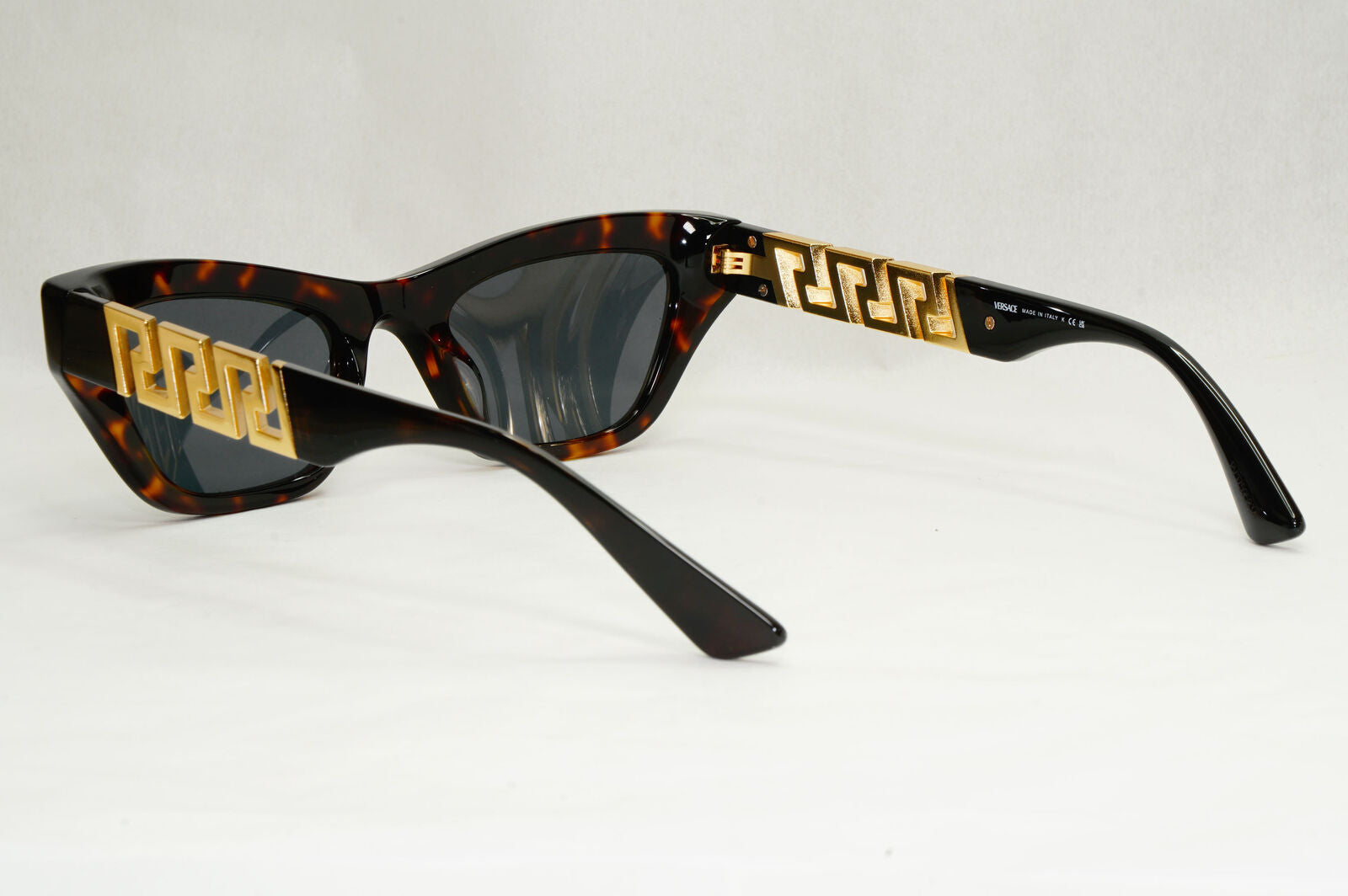 Versace Sunglasses Greca Gold Brown Tortoise Rectangle MOD VE 4419 108/87