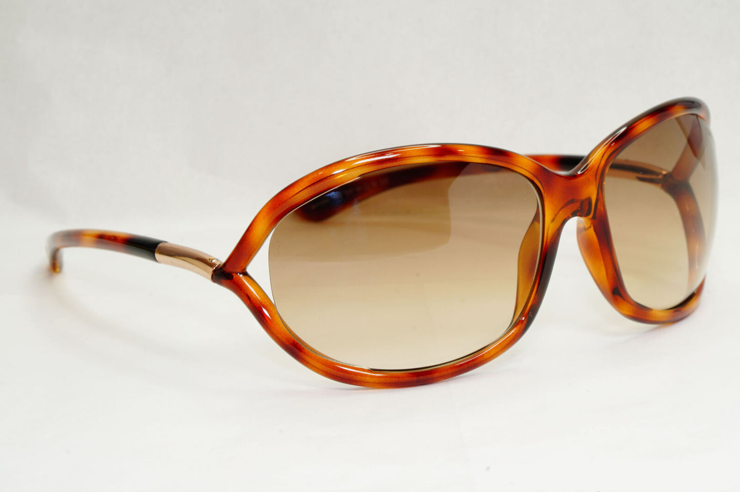Tom Ford Sunglasses Jennifer Tortoiseshell Brown Gradient FT0008 TF 8 52F [A]