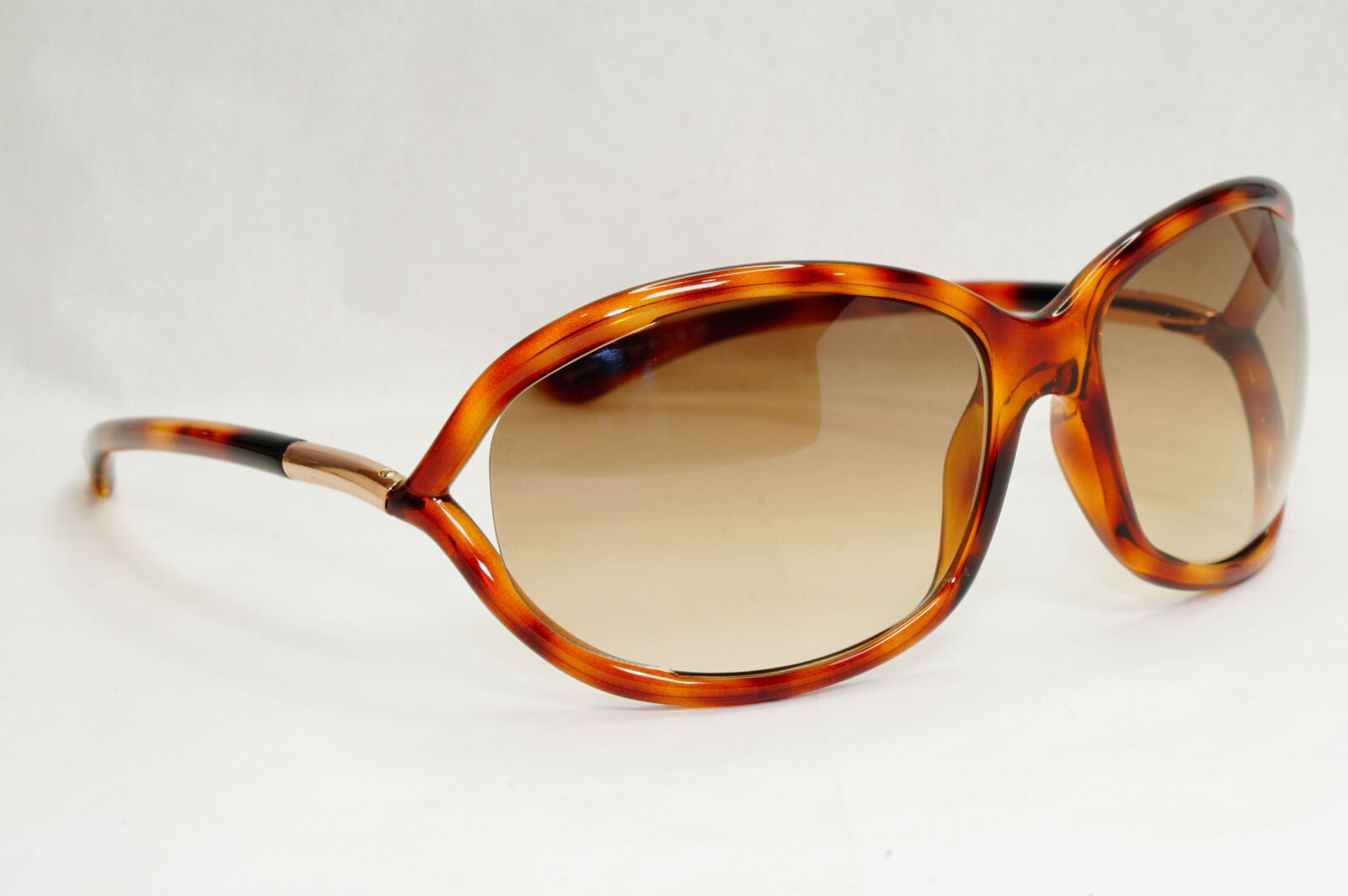 Tom Ford Sunglasses Jennifer Tortoiseshell Brown Gradient FT0008 TF 8 52F [A]