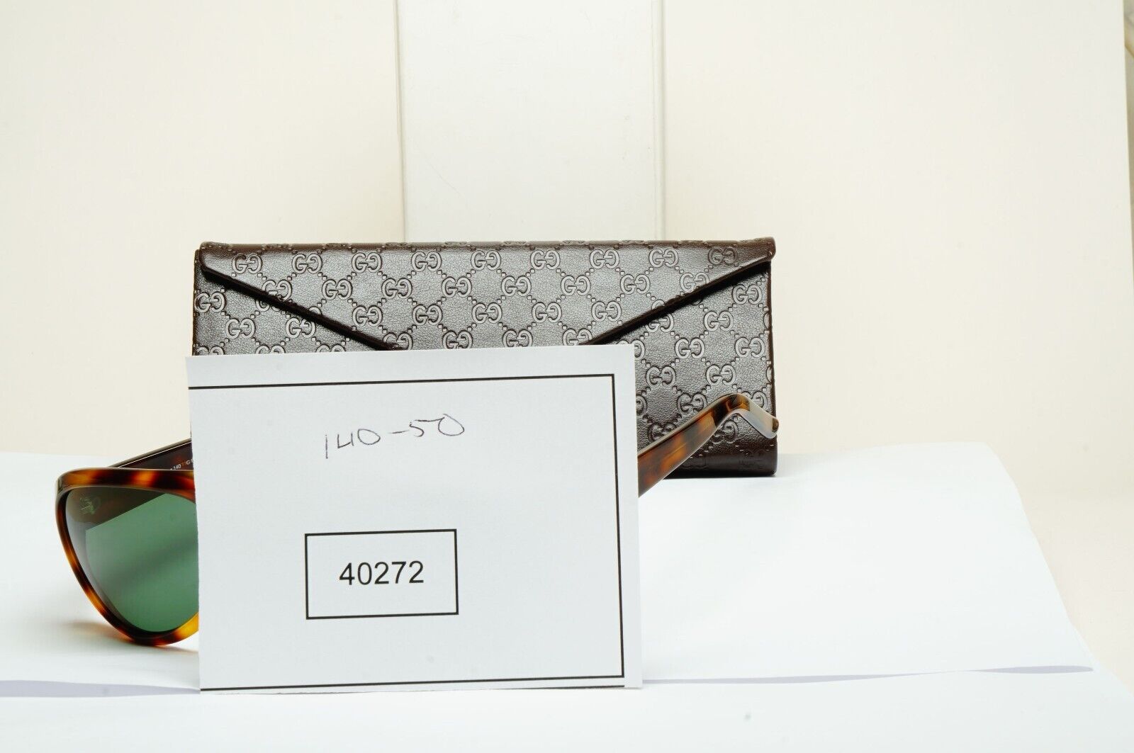 Gucci Sunglasses 1998 Vintage Brown Tortoise Green Pilot GG 1422/S 05L 310125