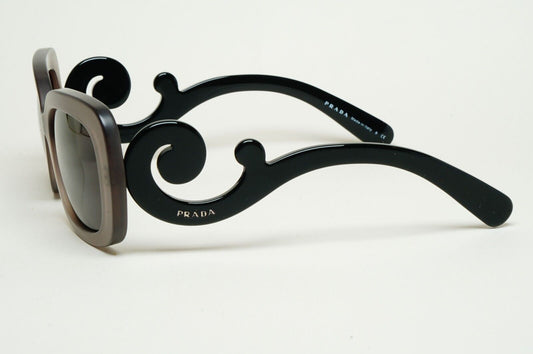 Prada Sunglasses Baroque Swirl Brown Black Square PR27OS SPR 27O UBV-4P0 250125