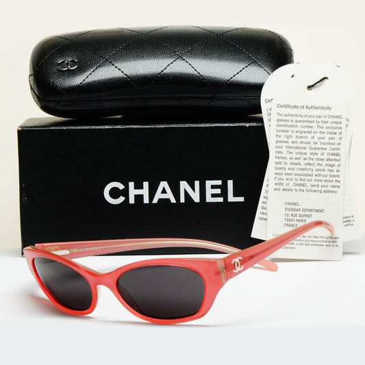 Chanel Sunglasses 2008 Vintage Pink Mother of Pearl Black 5075-H c.709/11 050225
