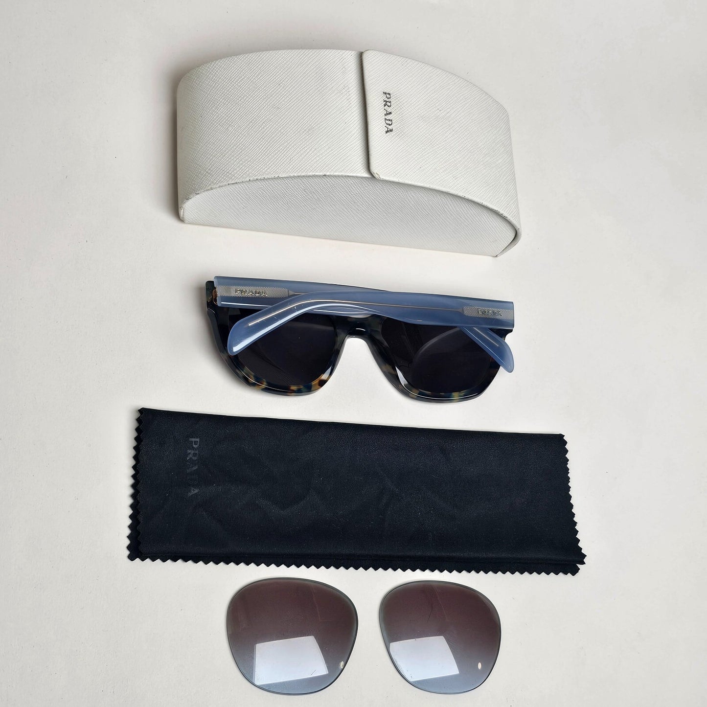 Prada Sunglasses 2014 Fantasy Marble Black Blue PR12SS SPR 12S UE1-4S2 140325