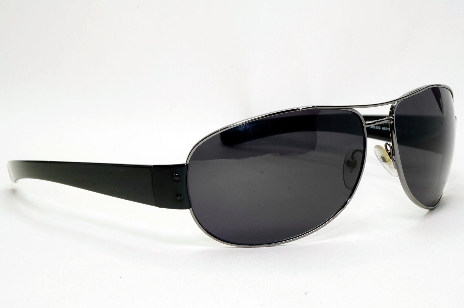 Prada Sunglasses 2006 Vintage Black Gunmetal Pilot PR52GS SPR 52G 5AV-1A1 081124