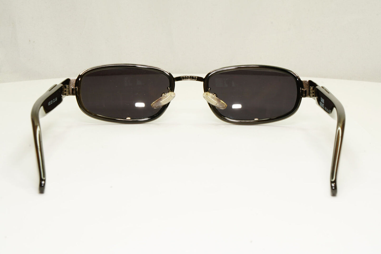 Gianni Versace 1996 Vintage Brown Gunmetal Medusa Sunglasses MOD X29 COL A34