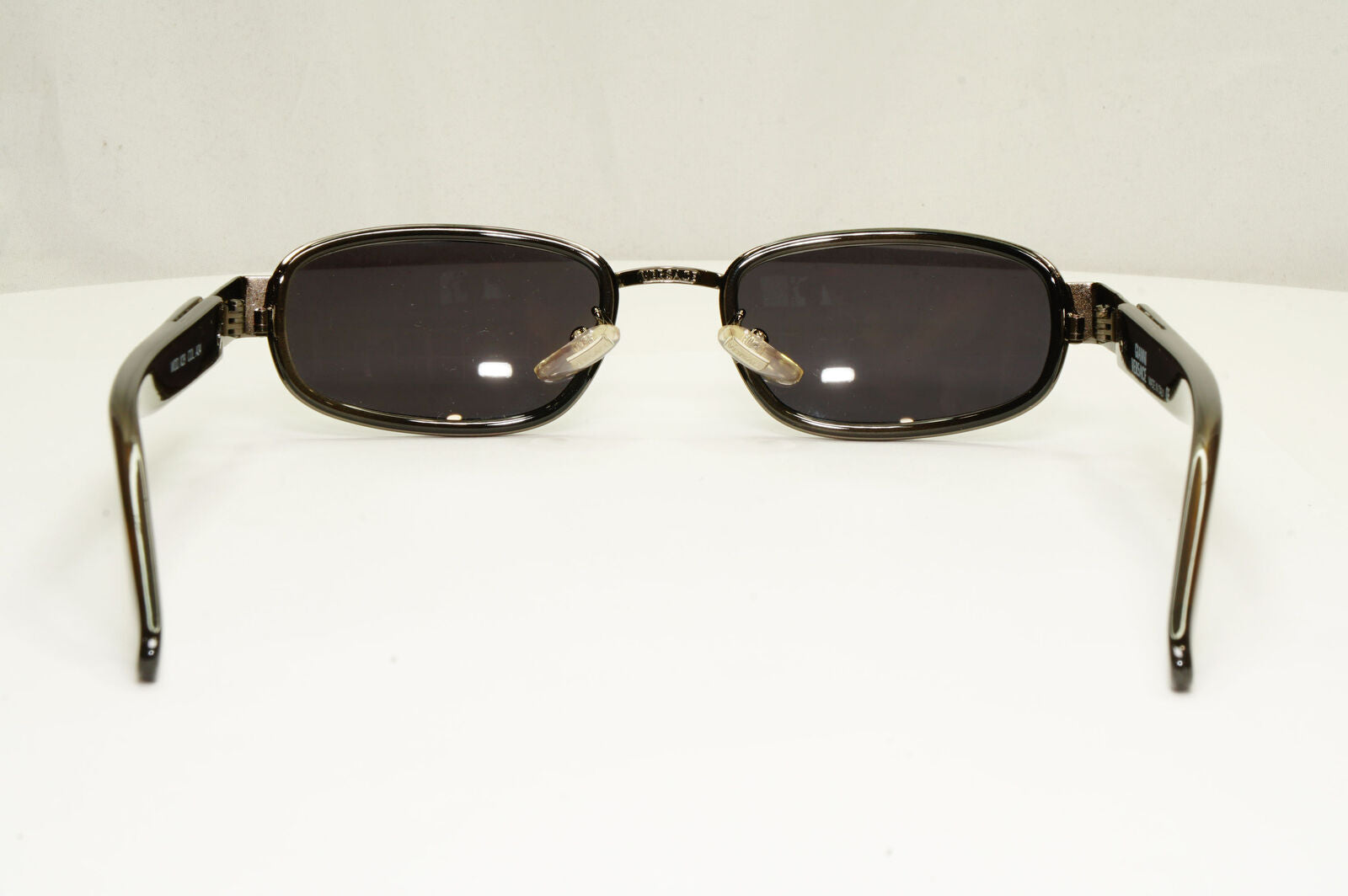 Gianni Versace 1996 Vintage Brown Gunmetal Medusa Sunglasses MOD X29 COL A34