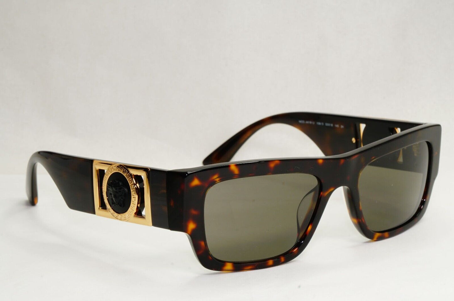 Versace Sunglasses Brown Square Tortoise Havana Gold MOD VE 4416-U 108/3 53mm