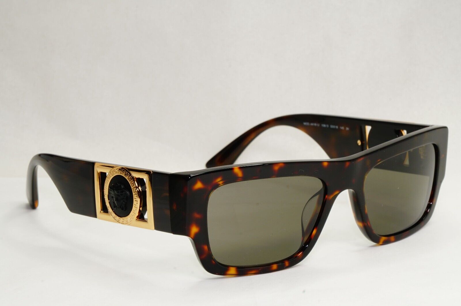 Versace Sunglasses Brown Square Tortoise Havana Gold MOD VE 4416-U 108/3 53mm