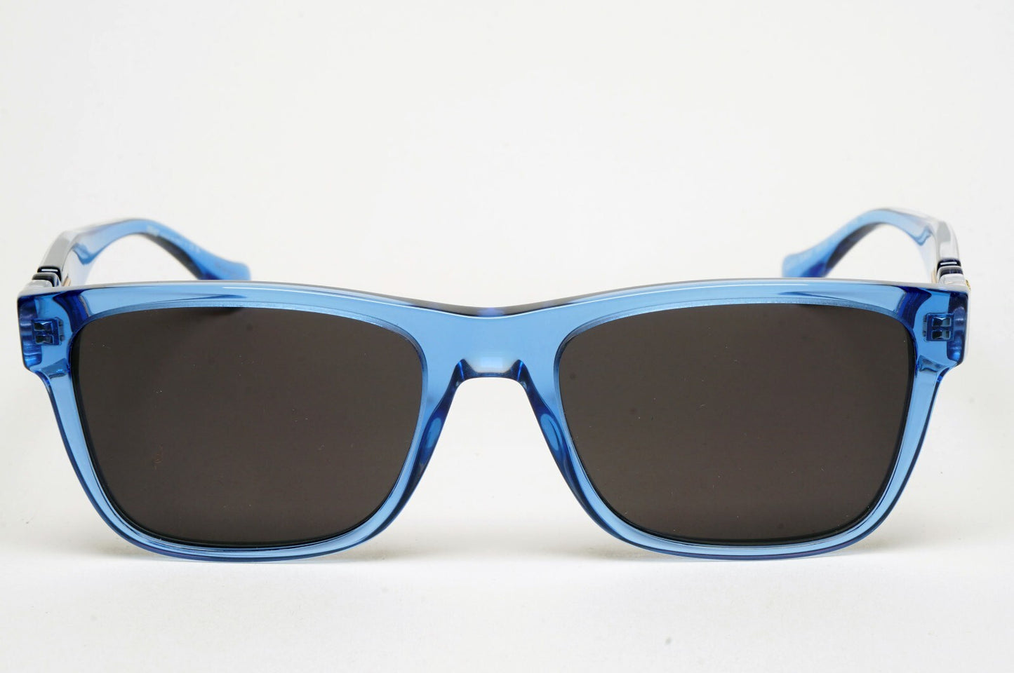 Versace Sunglasses Black Blue Transparent Gold Medusa MOD VE 3303 5415 53mm